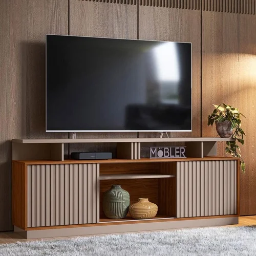 Rack Bancada Orlando 180cm para Tv até 75” - Mobler