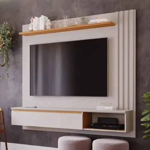 PAINEL PARA TV ATÉ 60 POLEGADAS 1 PORTA RIPADO PANAMA PLUS PERMOBILI