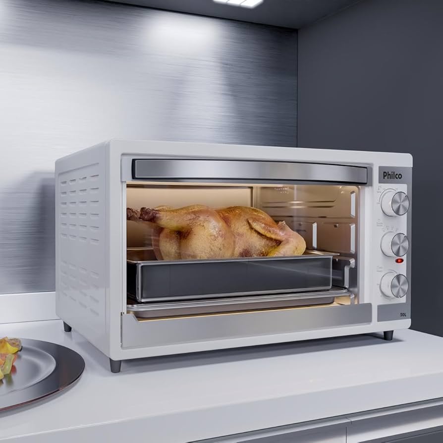 FORNO ELÉTRICO 50L PHILCO  PFE52P DUPLA RESISTÊNCIA
