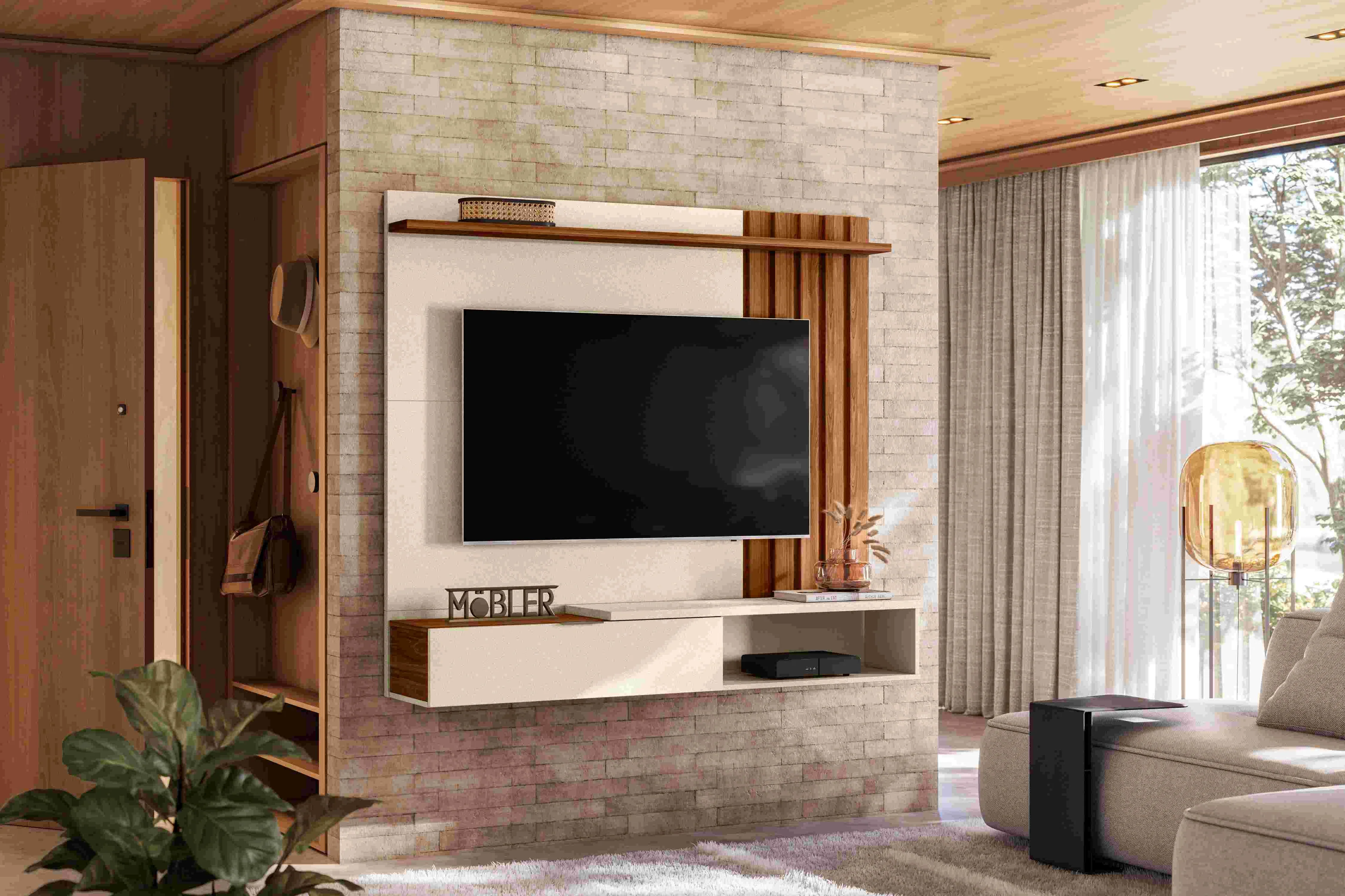 Home Suspenso Vegas 160cm para TV até 65” - Mobler