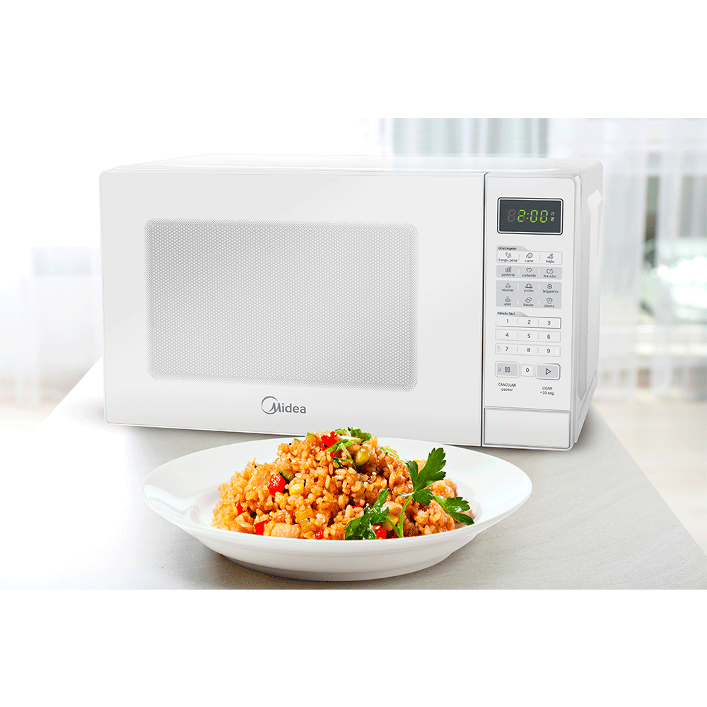 MICRO-ONDAS 20L BRANCO MASTERCOOK MIDEA