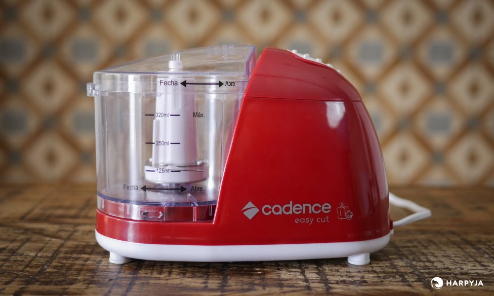 MINIPROCESSADOR CADENCCE EASY CUT COLORS 100W,220V COM TRAVA DE ACIONAMENTO, VERMELHO- MPR521