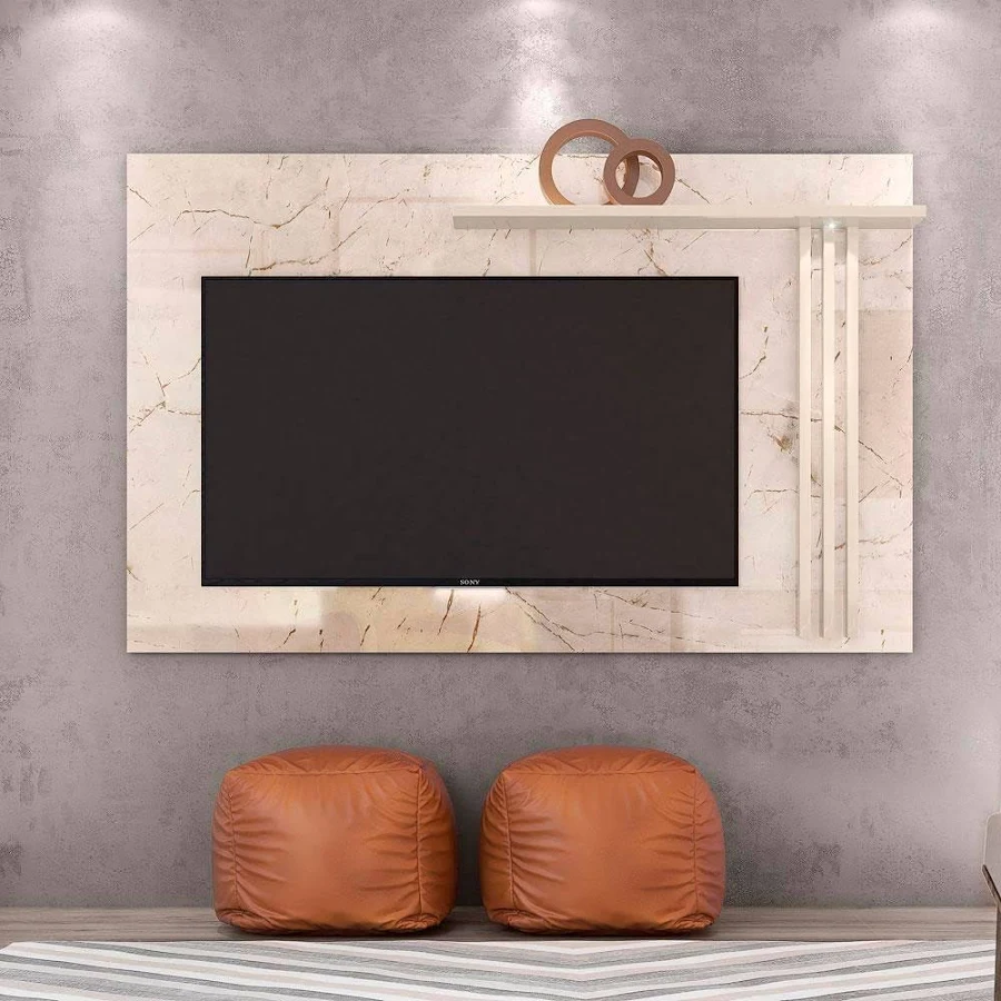 Painel Madetec Cross  cedro/off white