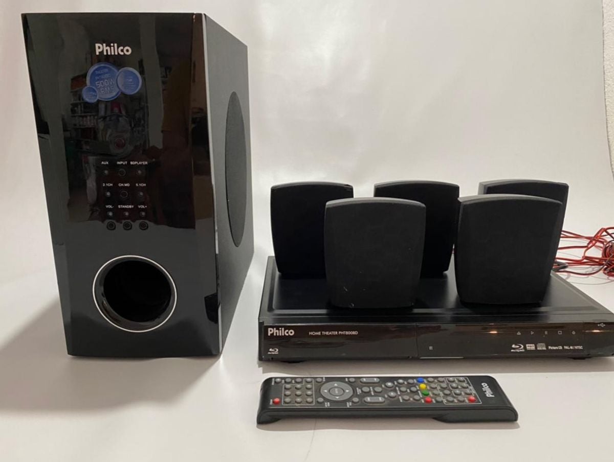 HOME THEATER PHILCO PHT 800 BD BLU RAY