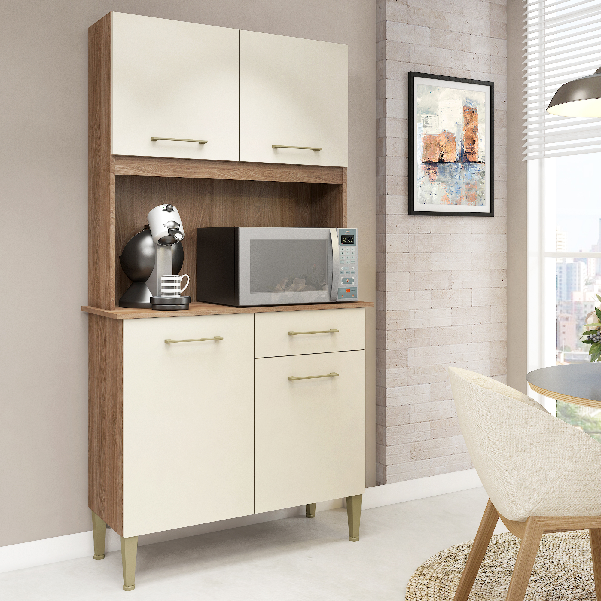 KIT DE COZINHA ISABELLA MAN/CHAMPANHE – FELLICCI