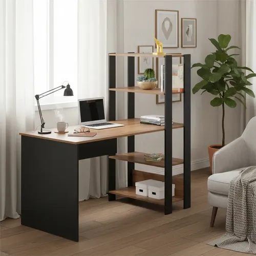 Mesa para Computador Match com 3 Prateleiras Artely