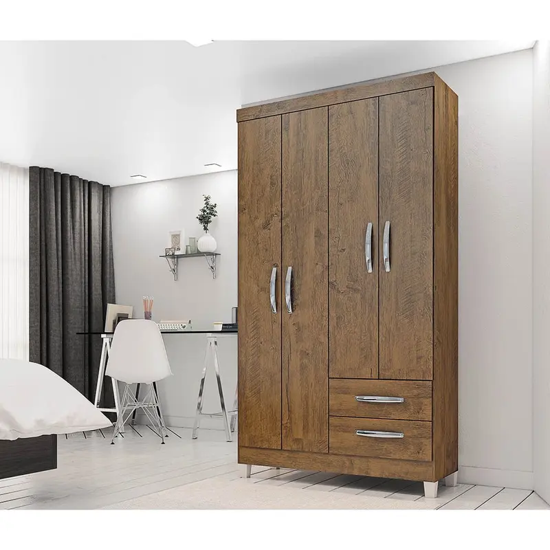 Guarda Roupa Solteiro moscou 4p/2g - Incorplac