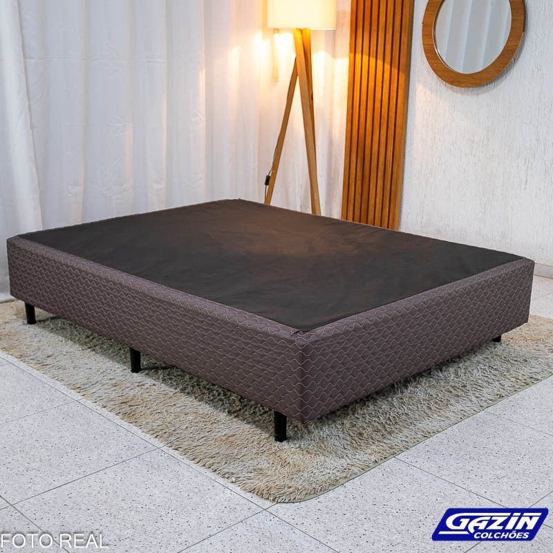BASE BOX CASAL GAZIN UNIVERSAL CONVENC. POLIESTER BORD MARROM 138X188X31cm