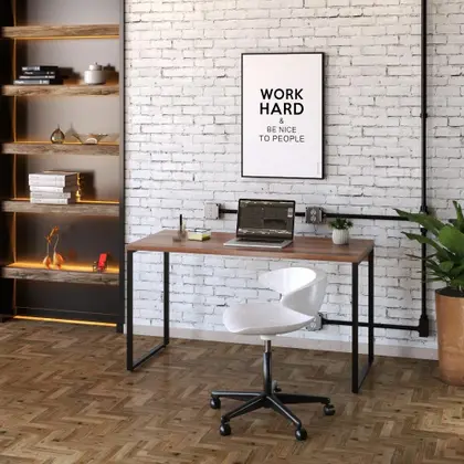 Mesa para Escritório Office Estilo Industrial  Kuadra 180cm