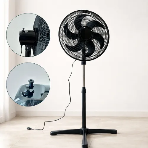 VENTILADOR DE COLUNA MALLORY AIR TIME TS+ COM CONTROLE REMOTO 126W, SILENCIOSO, COM HÉLICE DE 6 PÁS