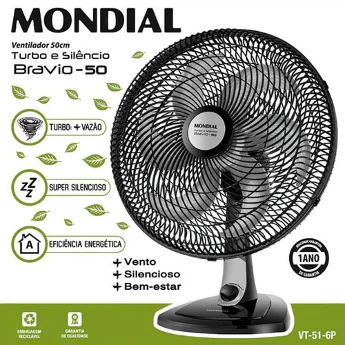 Ventilador Mondial 50cm