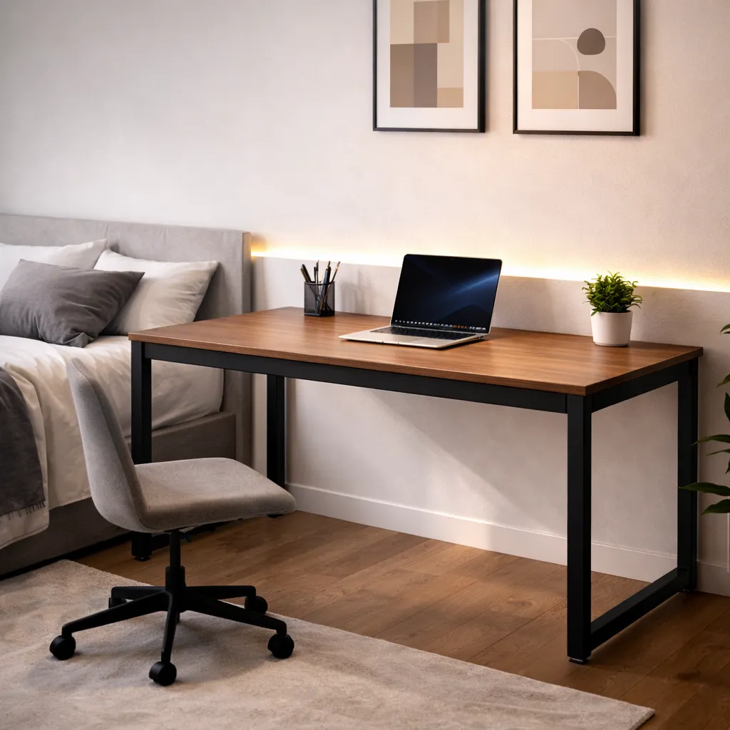 Mesa para Escritório Office Estilo Kuadra Industrial 150cm