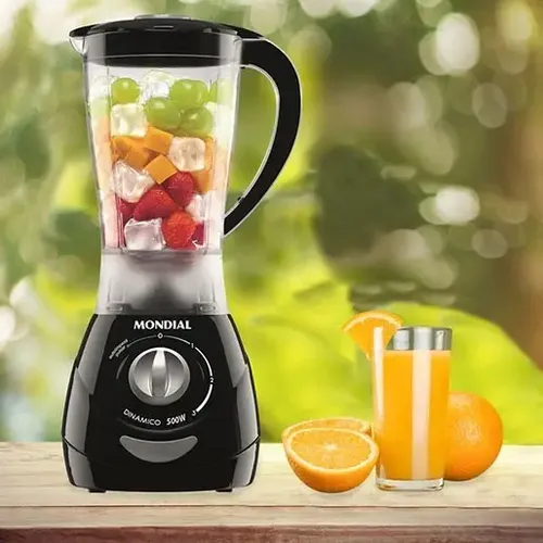 LIQUIDIFICADOR MONDIAL PRETO SUPER POTENTE E RESISTENTE