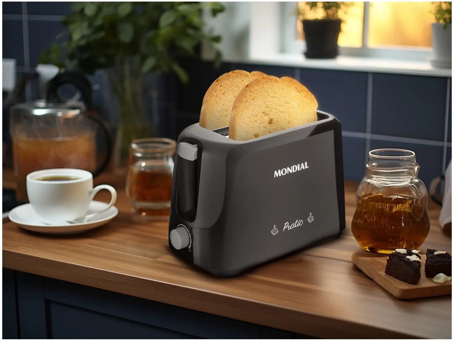 TOSTADOR DE PÃES PRATIC MONDIAL 700W - T-18