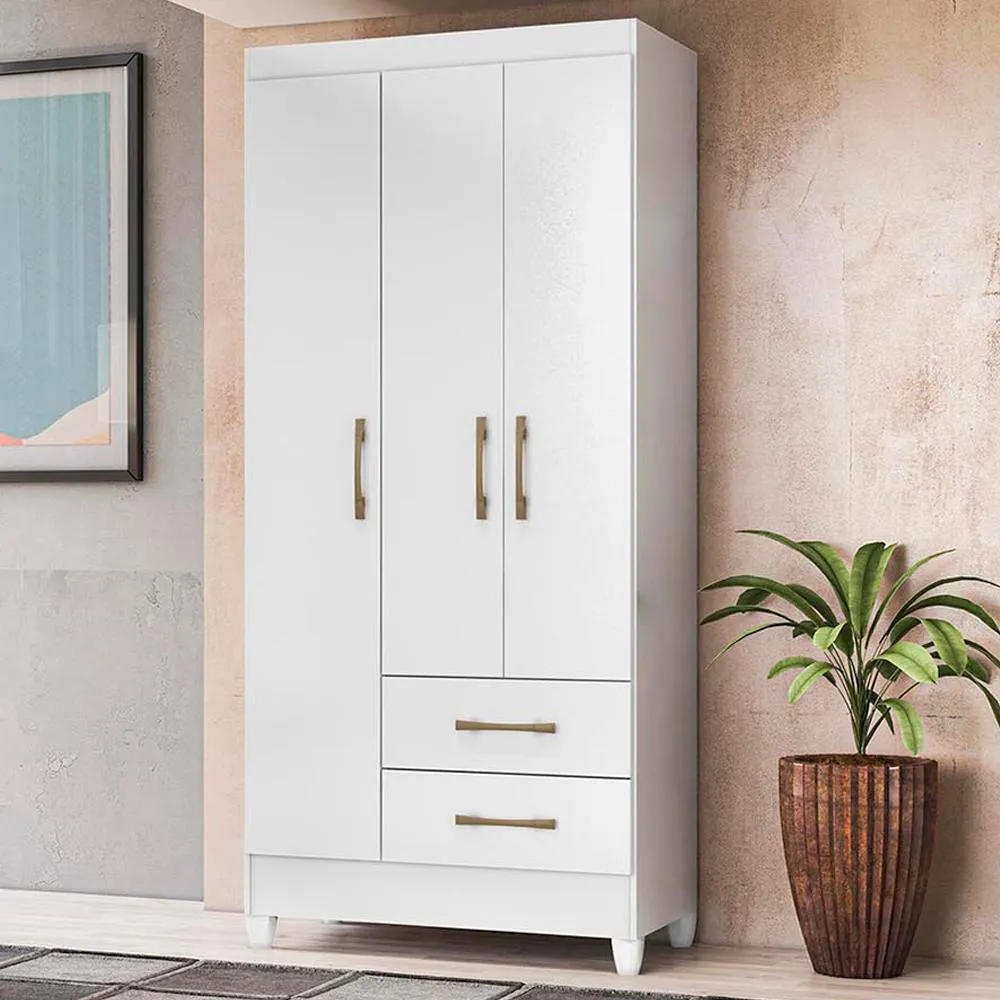 Guarda-Roupa Fellicci Porto 3 Portas e 2 Gavetas