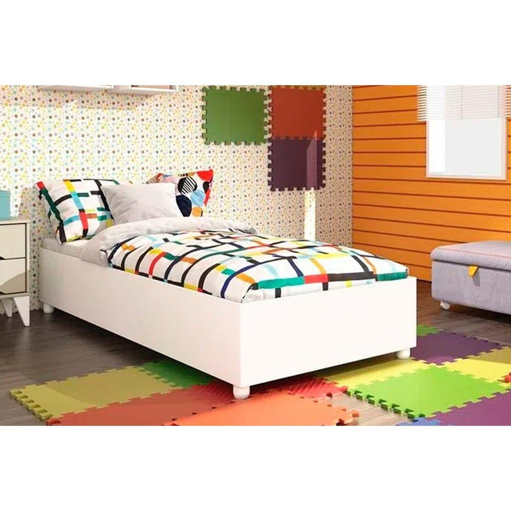 Base De Cama Box Solteiro Mônaco-Tcil Móveis