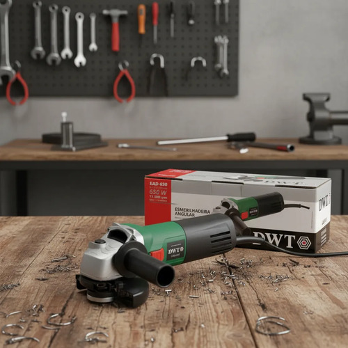 ESMERILHADEIRA ANGULAR DWT EAD-650 de 50 Hz/60 Hz VERDE 650 W